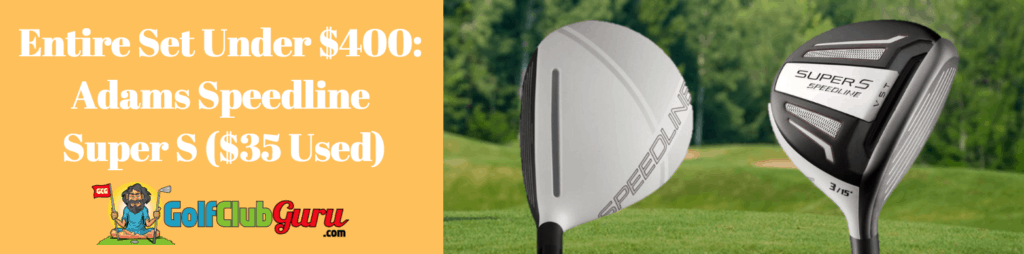 adams speedline 3 wood under 50