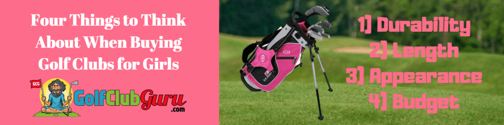 buy girls golf set complete entire full