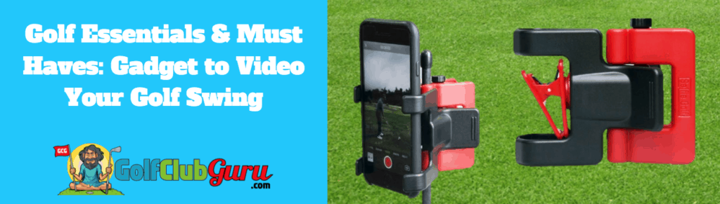 golf swing video camera holder phone