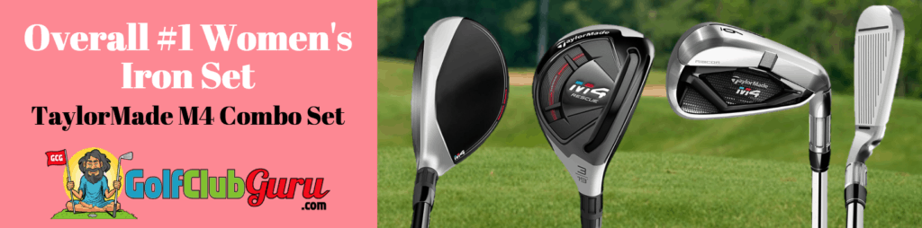 taylormade m4 women's iron hybrids combo set