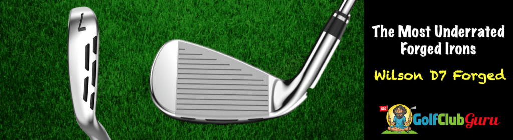 wilson d7 forged sole power holes club face