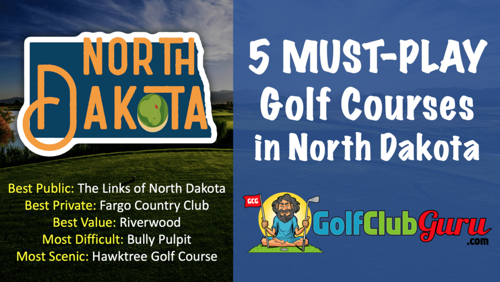 the best public private golf courses in north dakota