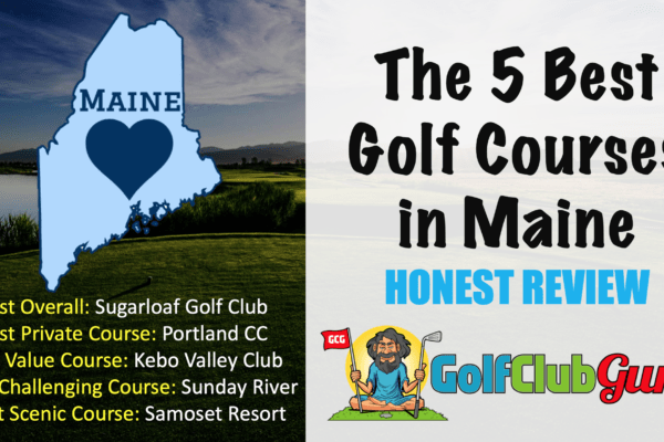 the nicest golf courses in maine