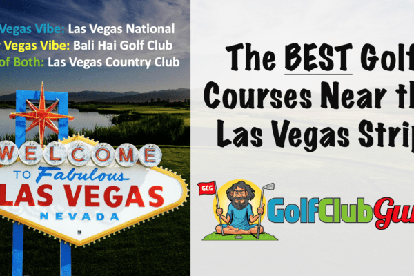 3 of the best golf courses in the las vegas strip area