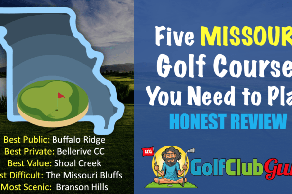 the best 5 must play golf courses in missouri MO