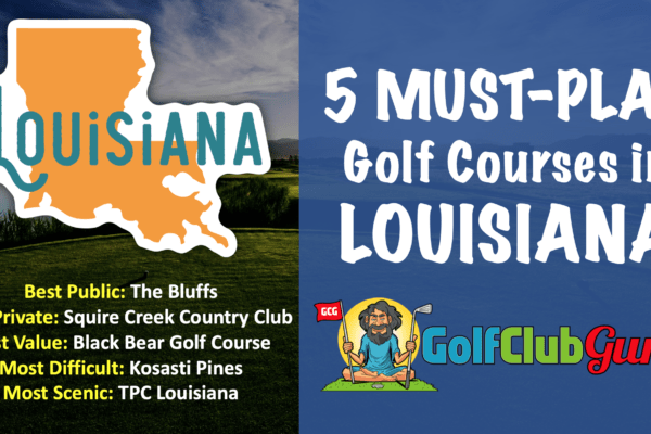 the nicest public golf courses in louisiana