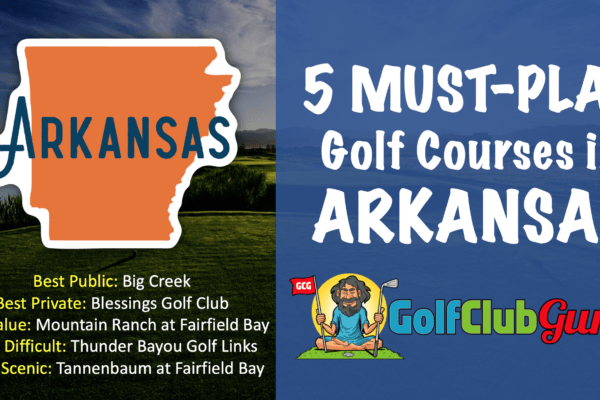 the top golf courses to play in arkansas state