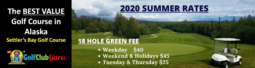 the best value budget bargain golf course in alaska