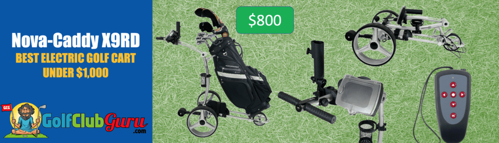 nova-caddy x9rd electric golf cart under 1000