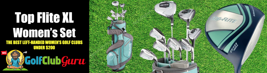 the best left handed golf clubs for women for the money